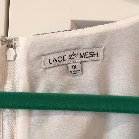 Lace & mesh dress - Picture 5 of 7